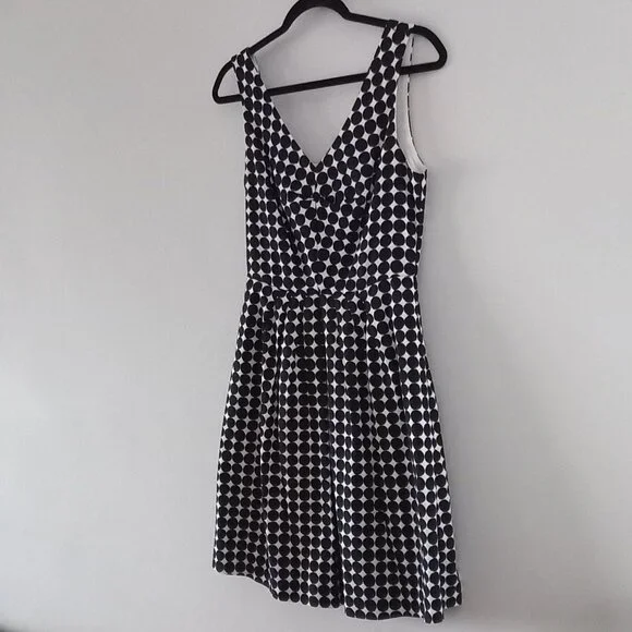 MARIMEKKO X BANANA REPUBLIC Black and White Polka Dot Dress - Picture 5 of 13